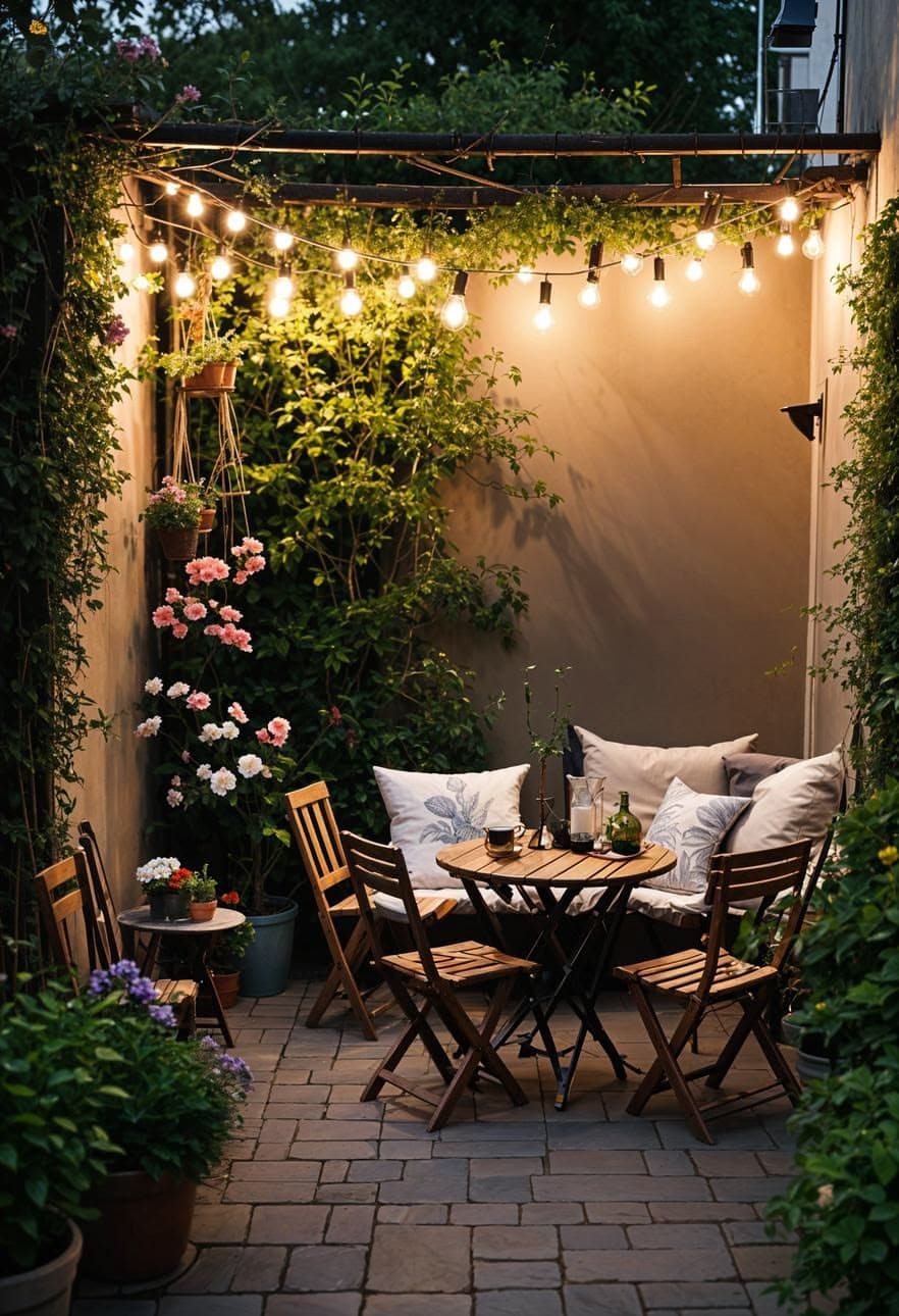 Evening courtyard